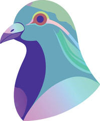  Fierce Eagle King Vector Art