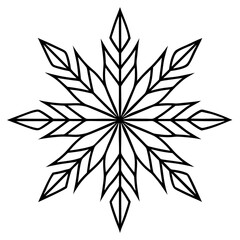 Frost Pattern icon vector