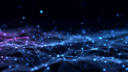 cyber punk background and link network, light background , digital background future, banner product 