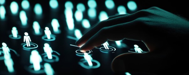 Person Selection by Hand