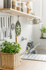 Modern Scandinavian Kitchen Interior Minimalist Design Natural Decor