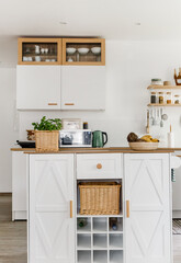 Modern Scandinavian Kitchen Interior Minimalist Design Natural Decor