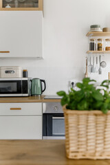 Modern Scandinavian Kitchen Interior Minimalist Design Natural Decor