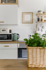 Modern Scandinavian Kitchen Interior Minimalist Design Natural Decor