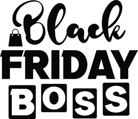 BLACK FRIDAY BOSS SVG