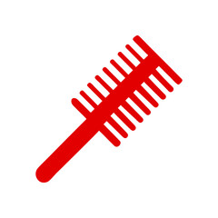 Hair comb vector art illustration