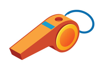 whistle vector illustration on white background