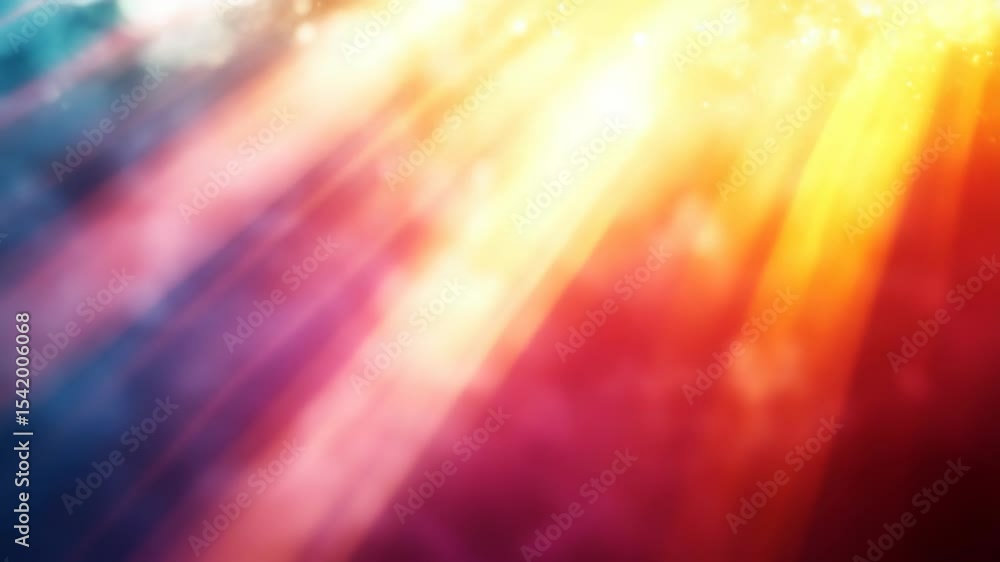 Poster vibrant light rays and abstract colorful backgrounds for creative projects