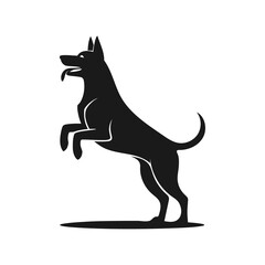 Dog Breed Silhouettes Collection – Labrador, German Shepherd, Bulldog – Vector Clipart for T-shirt, Stickers, and Prints