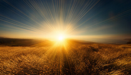 sunburst and light leaks
