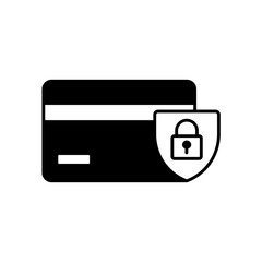 Secure Credit Card Payment Fill Icon