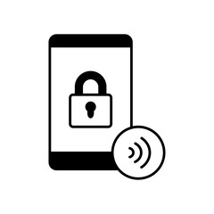 Voice Lock Security Biometric Fill Icon