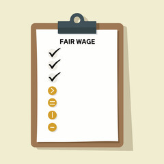 International Equal Pay Day vector collection with balanced scales, salary bar graphs, gender symbols with money, and diverse people promoting fair wages and wage equality.