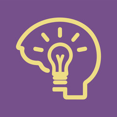 World Alzheimer’s Day Vector Illustration with Purple Ribbon, Brain, and Memory Puzzle Pieces - Flat Solid Color Design for Awareness and Care Campaigns