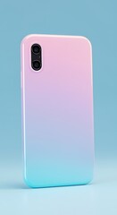 Pink and Blue Gradient Smartphone Back mobile phone