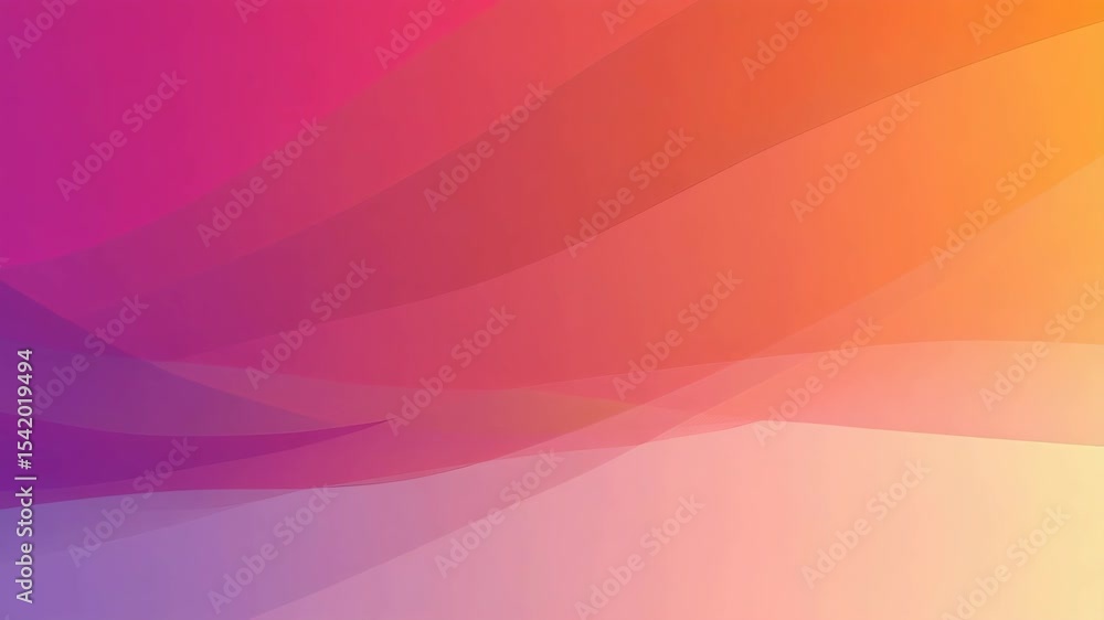 Aufkleber colorful abstract gradient waves in a dynamic artistic composition