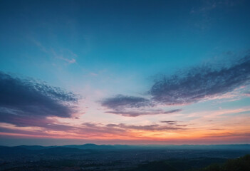 Obraz premium clouds over the blue sky