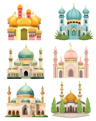 mosque art illustration