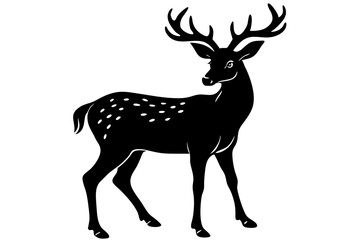 deer silhouette vector