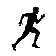 Male Sprinter Silhouette

