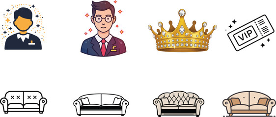 VIP Luxury Experience with Crown and Furniture