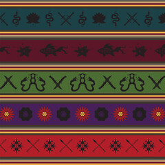 colorful traditional own custom made tribal pattern ethnic ornaments art pattern wallpaper background suitable for textile print