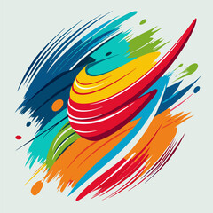 Abstract Artistic Brush Strokes for Modern Design, Creative Illustrations, Digital Art Projects, Painting Effects, and Minimal Vector Artwork