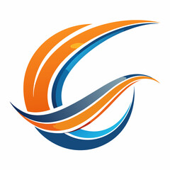 Abstract Swoosh Logos for Dynamic Companies, Modern Branding, Creative Visual Identity, and Innovative Corporate Design Projects