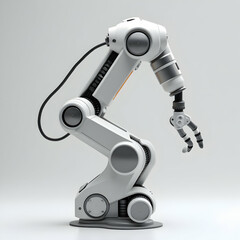 Robot Arm in Studio Lighting for Technological Innovation and Automation
