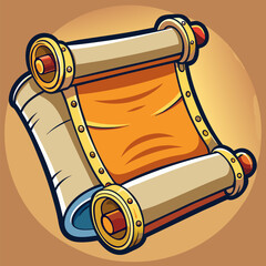 Ancient Scrolls with a Vintage Feel for Historical Art, Old Paper Textures, Antique Writing Concepts, Cultural Illustration, and Classic Design Projects