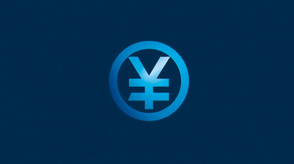 Obraz premium The symbol of the world currency exchange technology on a blue background