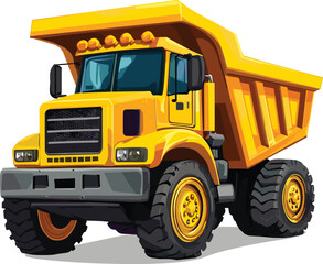 truck isolated on white