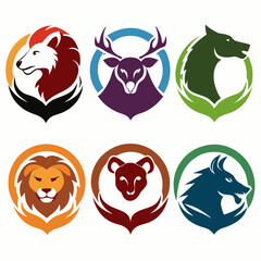 Animal Logo Collection Featuring Wildlife, Pets, Birds, Mammals, Nature Icons, Creative Animal Illustrations, and Vector Emblems for Branding and Design