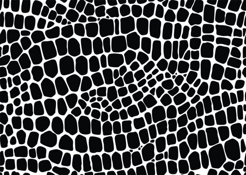 Crocodile skin seamless pattern design texture pattern, animal skin pattern.	
