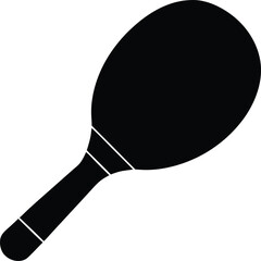  pickleball paddle vector silhouette