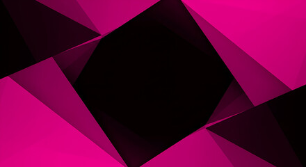 Geometric Pink and Black Abstract Design: A Modern Background