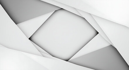 Abstract Gray and White Geometric Background: Modern Design Element