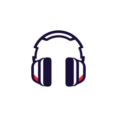 headphones isolated on white