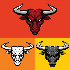 Three bull logos