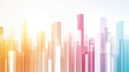 overlay Abstract color overlay effect on a cityscape, merging urban aesthetics with creative hues.