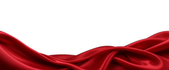 red elegant abstract silk satin fabric with nice folds