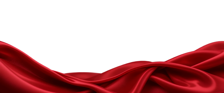 red elegant abstract silk satin fabric with nice folds - Powered by Adobe