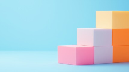 Obraz premium A behavior pattern diagram using bright colors to differentiate categories.