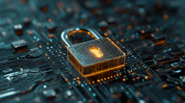 Coputer internet cyber security background. Cyber crime vector illustration. digital lock vector illustration EPS 10.