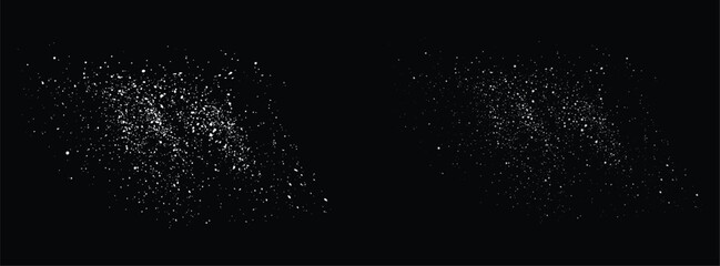 Realistic snowflakes winter snowfall ice background