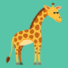 Fototapeta premium giraffe vector illustration