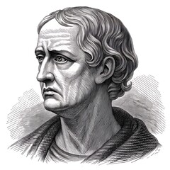 Engraved Portrait Symbolizing Failure - Obstacle