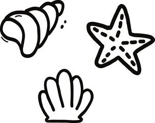 Summer beach icon vector symbol illustration 