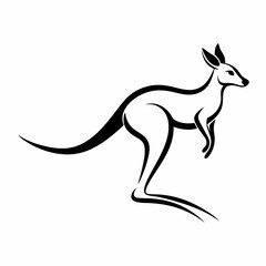 kangaroo vector illustration