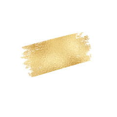 Golden brush stroke